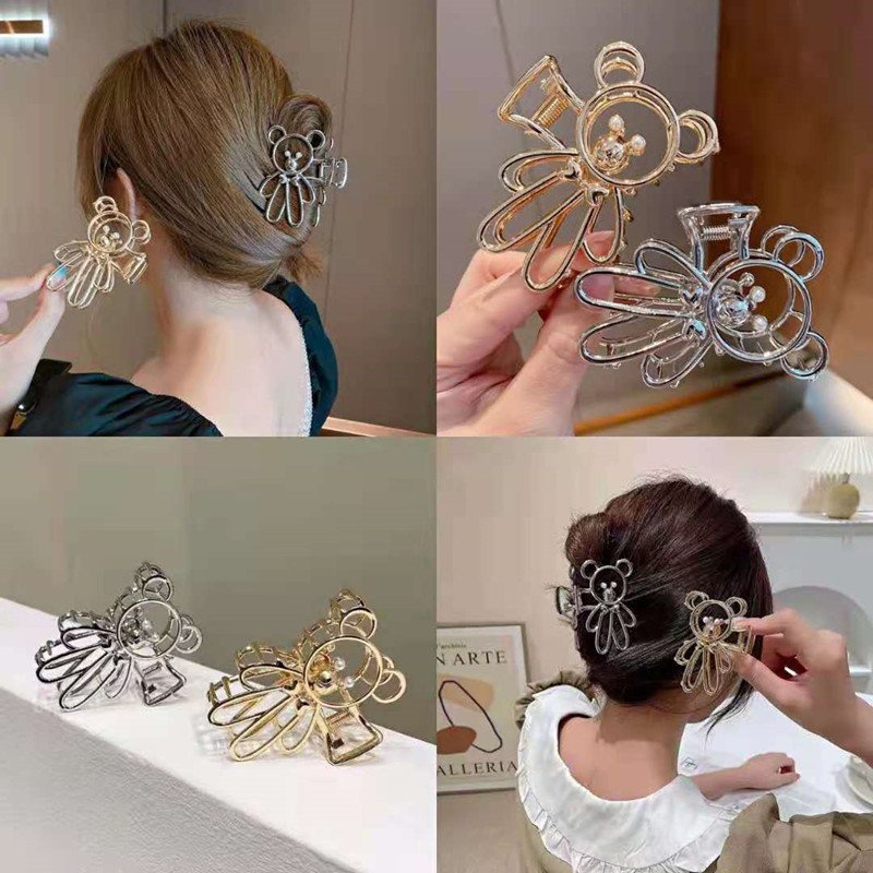 GẤP TÓC GẤU KIM LOẠI