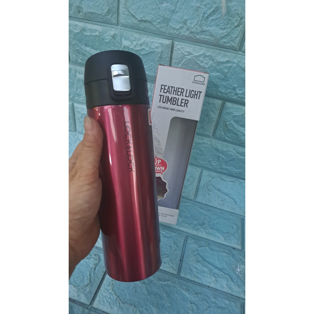 Bình Giữ Nhiệt Lock&Lock Màu Đỏ Ruby 500ml