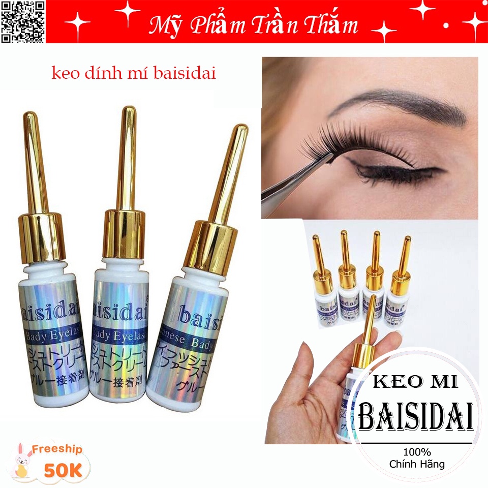 Keo dán mi Baisidai siêu dính dạng gel trong suốt không bị lộ chuyên dụng cho các makeup chuyên nghiệp
