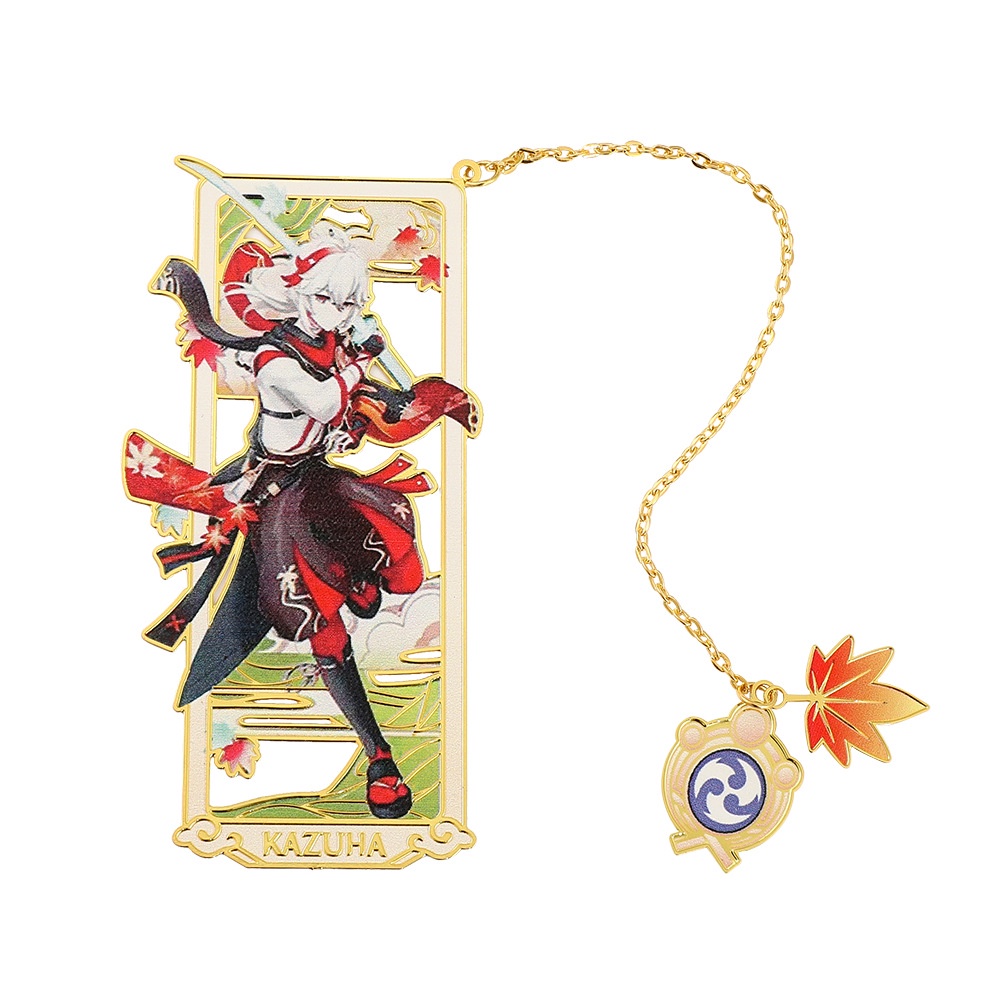 Ns3 Genshin Va Chạm Đánh Dấu Trang Sách Bằng Kim Loại Hình Anime Junjin Venti Dễ Thương Làm Quà Tặng Trường Học