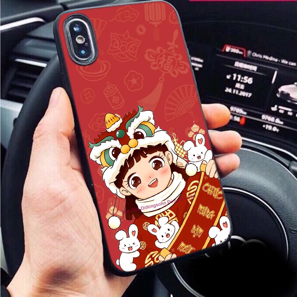 Ốp lưng Mặt Kính Tết Quý Mão 15 cho S amsung - O ppo - i Phone - R ealme TET15 - didongso