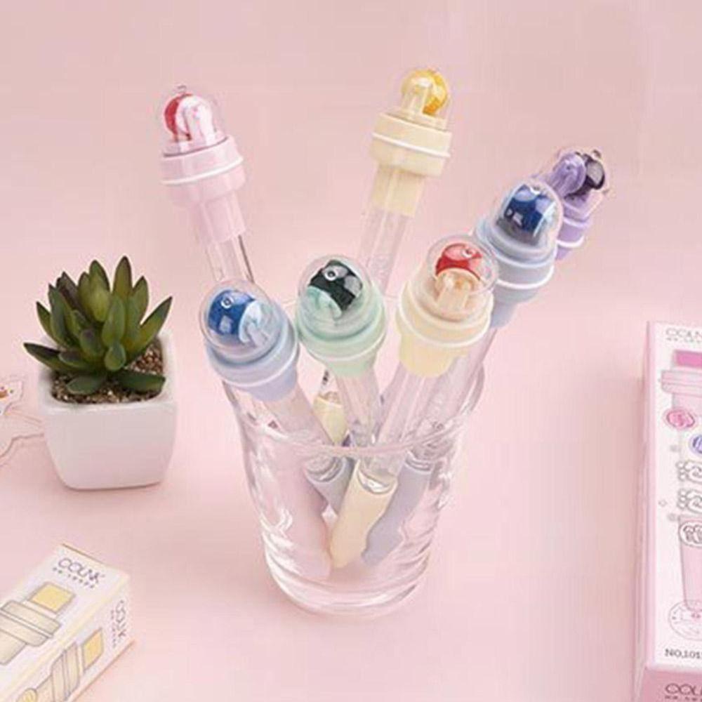 PISTA Bút Mực Gel Đa Năng Có Đèn Thổi Bong Bóng Sáng Tạo Cho Học Sinh
