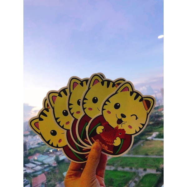 [ Gift bao lì xì] Bao lì xì con mèo 2023