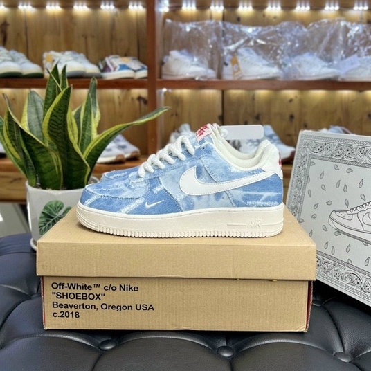 Giày Sneaker _Nike air Force 1 dây thừng, af1 thừng bò đủ size nam nữ Full Box Bill