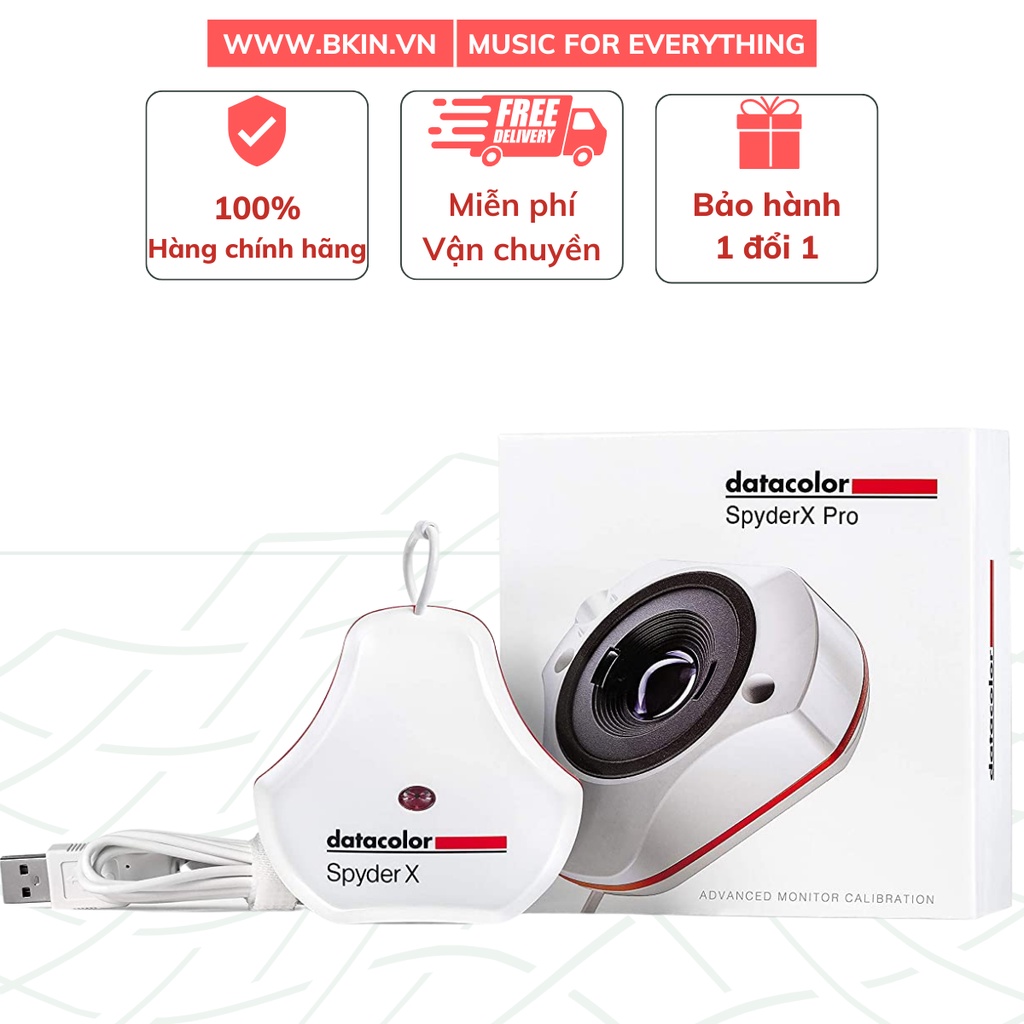 Thiết bị cân màu màn hình Datacolor SpyderX Pro - Hàng chính hãng MỚI 100% bảo hành 12 tháng 1 đổi 1