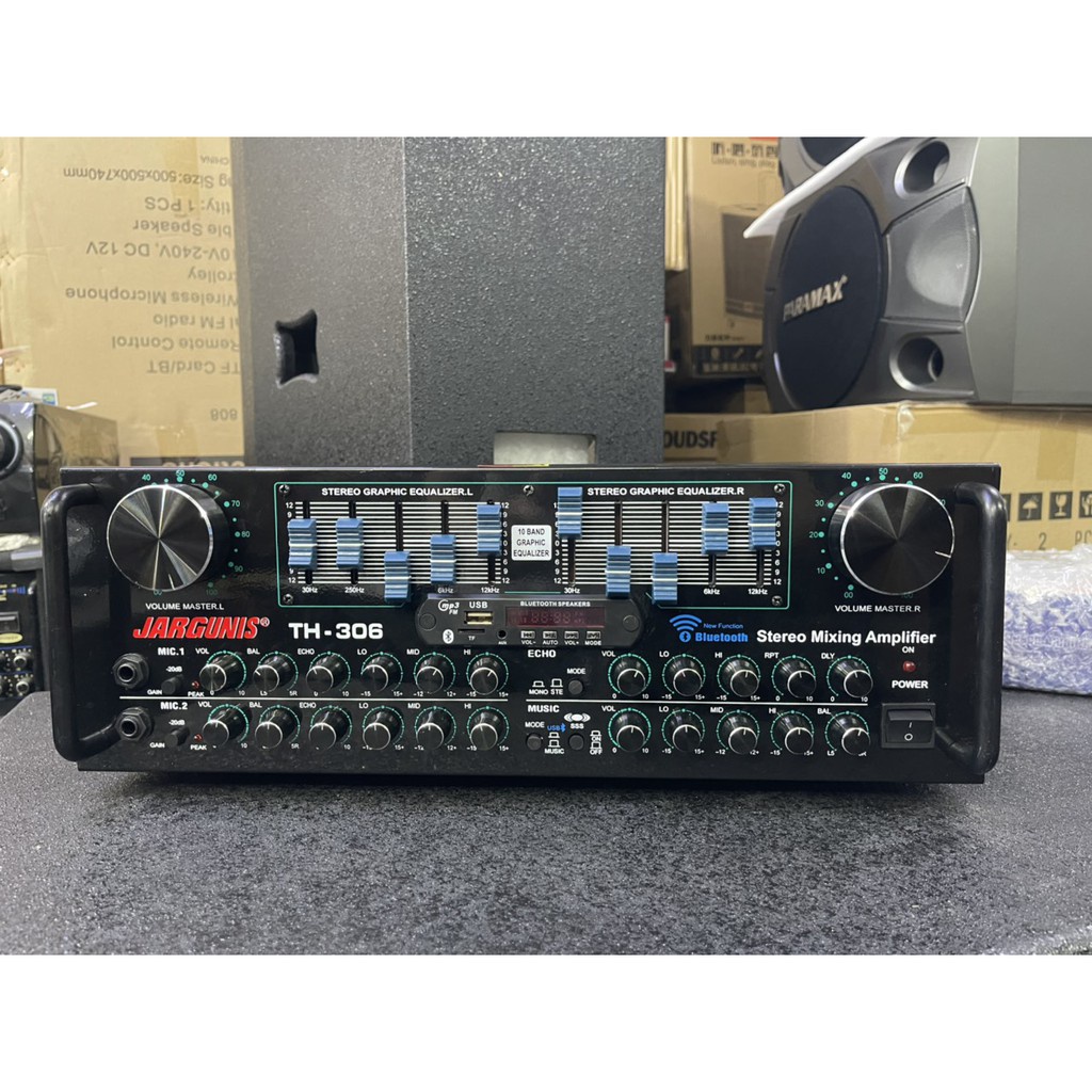 Amply Jargunis TH 306 bluetooth 16 sò hàng nhập khẩu chất lượng âm thanh hát karaoke gia đình mạnh mẽ vượt. BH 12 tháng