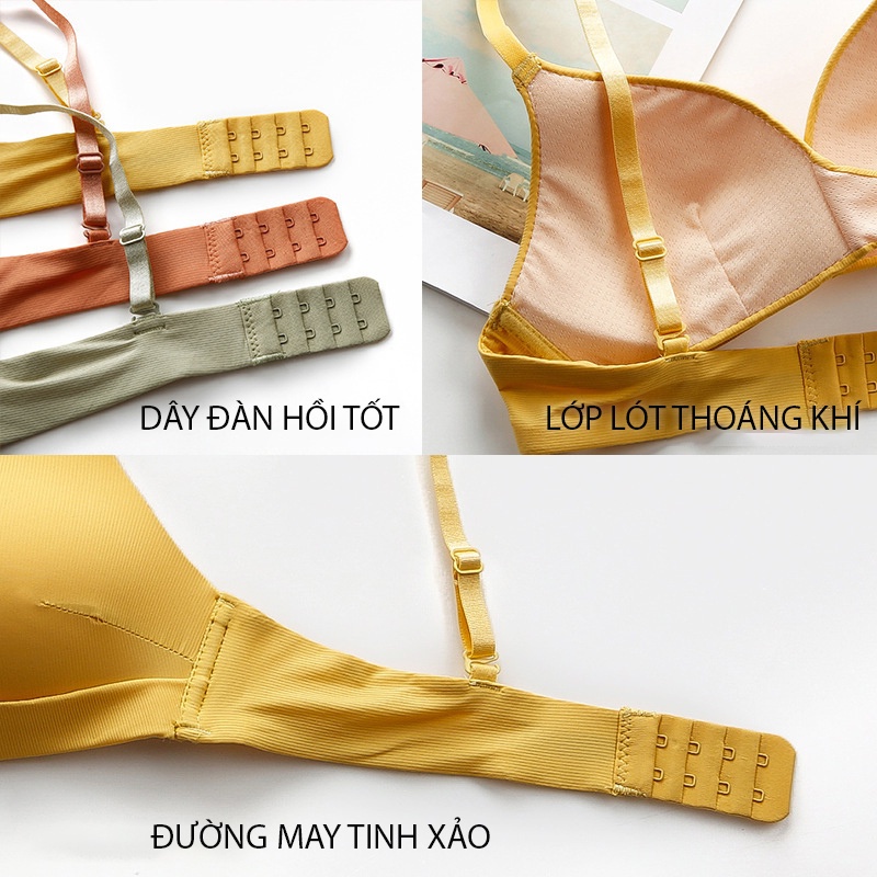 Áo Lót cotton Không Gọng Mềm Mại Cho Nữ Sinh 12