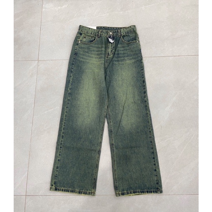 Quần jeans nam dáng wide fit cạp cao ống rộng basic Brokeboiz | BigBuy360 - bigbuy360.vn