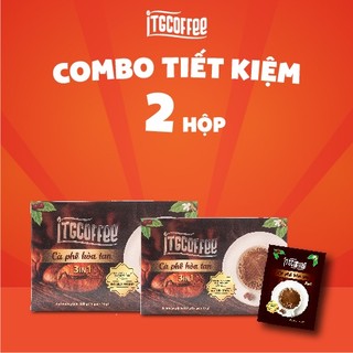 Combo tiết kiệm 2 hộp cà phê hòa tan 3in1 - đậm đà vị cà phê, béo thanh vị sữa