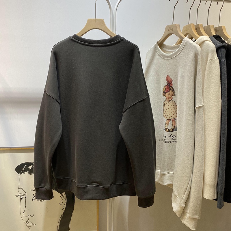 NRVP Áo Thun Nữ Dài Tay 100% Cotton Phong Cách Hàn Quốc Thời Trang Mới 2023