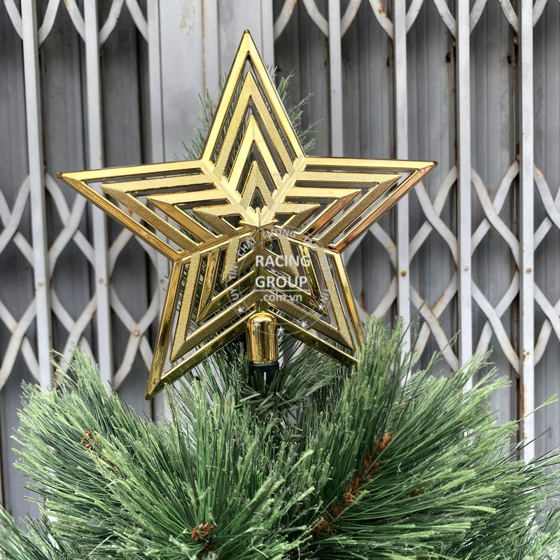 Cây thông noel 1M5 Cước Nở Hoa Gắn Trái Thông Và Gắn Trái Đỏ trang trí giáng sinh cho nhà cửa, phòng ngủ, phòng khách