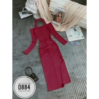 ĐẦM BODY TAY DÀI BIGSIZE D884