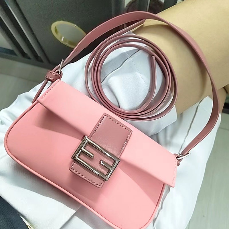 Mischa Túi Đeo Chéo Vai Bằng Da PU Màu Trơn Dễ Phối Đồ Thời Trang