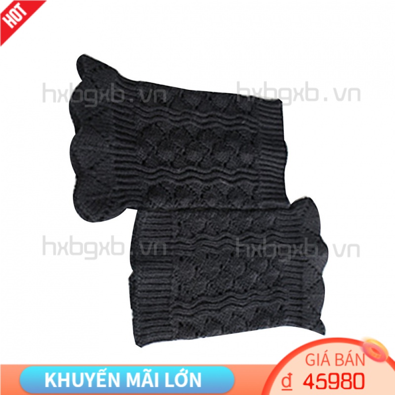 Đôi tất chân len giữ ấm phối ren dễ thương cho nữ