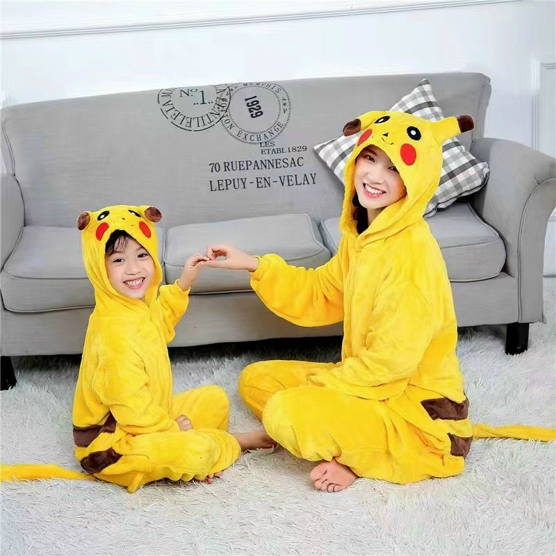 Bộ lông hình thú bông ấm áp siêu xinh cho bé và cả người lớn