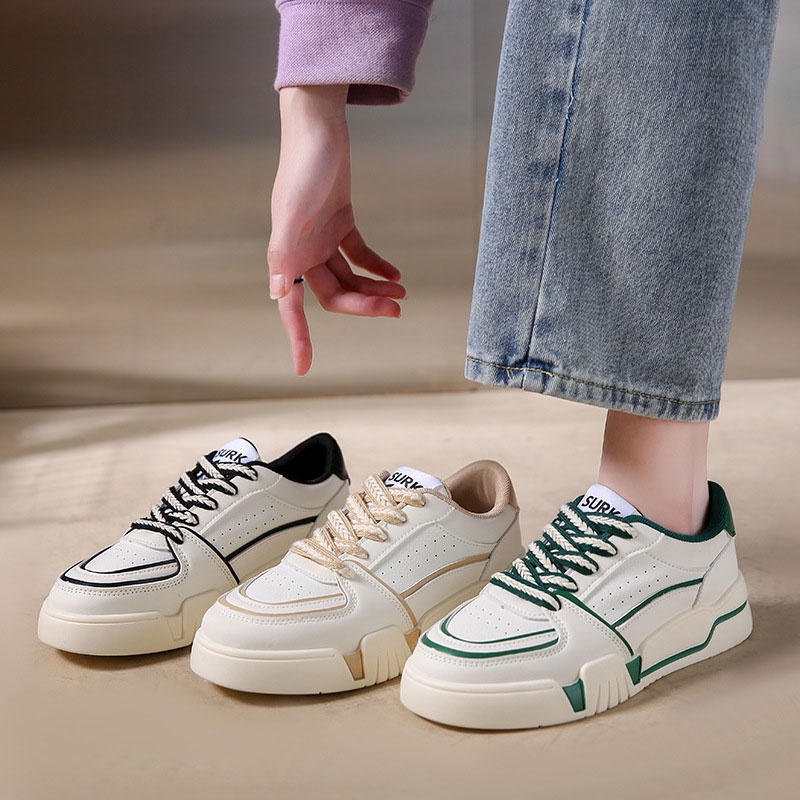 Giày Thể Thao Đế Dày Phong Cách Hàn Quốc Thời Trang Cho Nữ