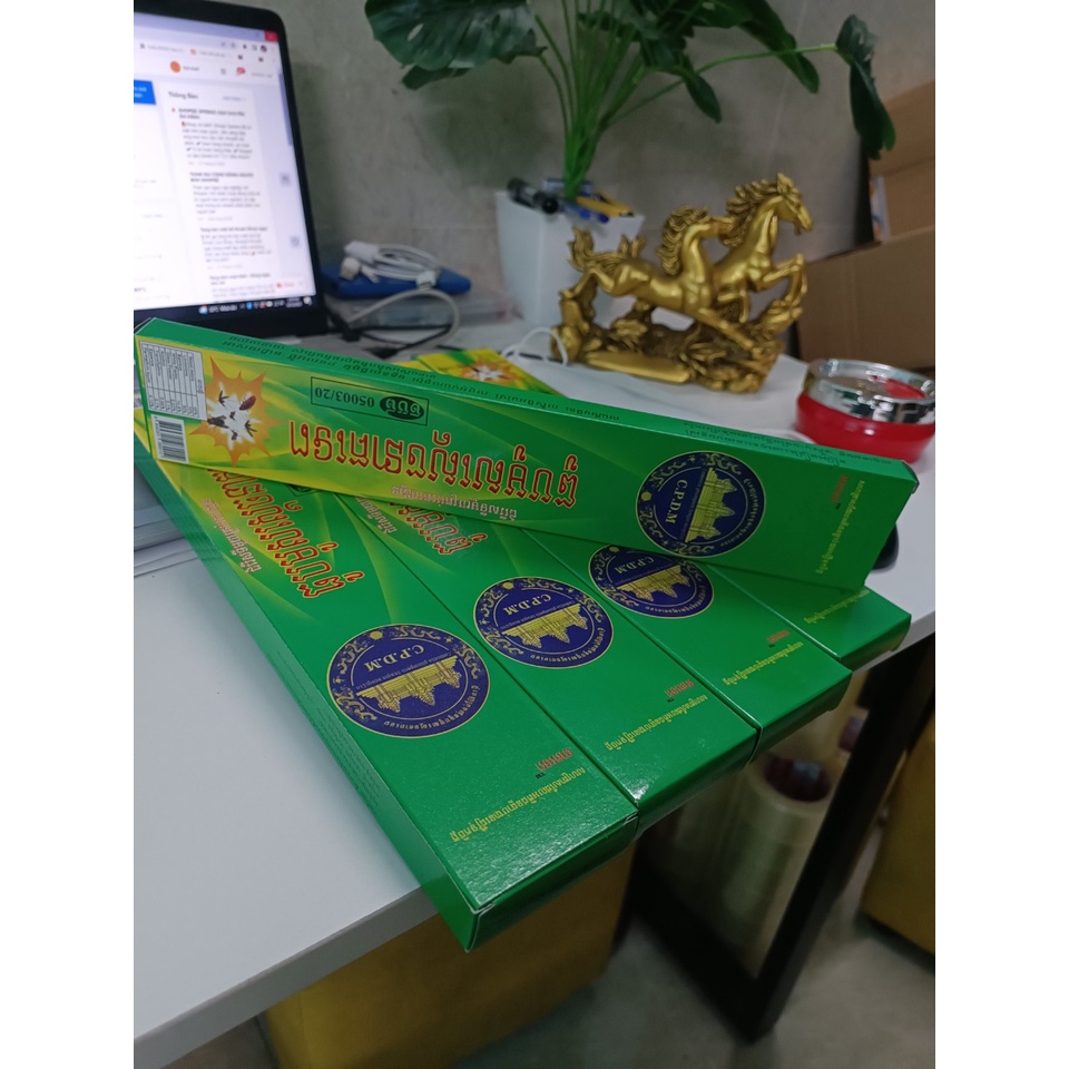 5 hộp Nhang muỗi Thái Lan dạng cây đuổi muỗi hiệu quả
