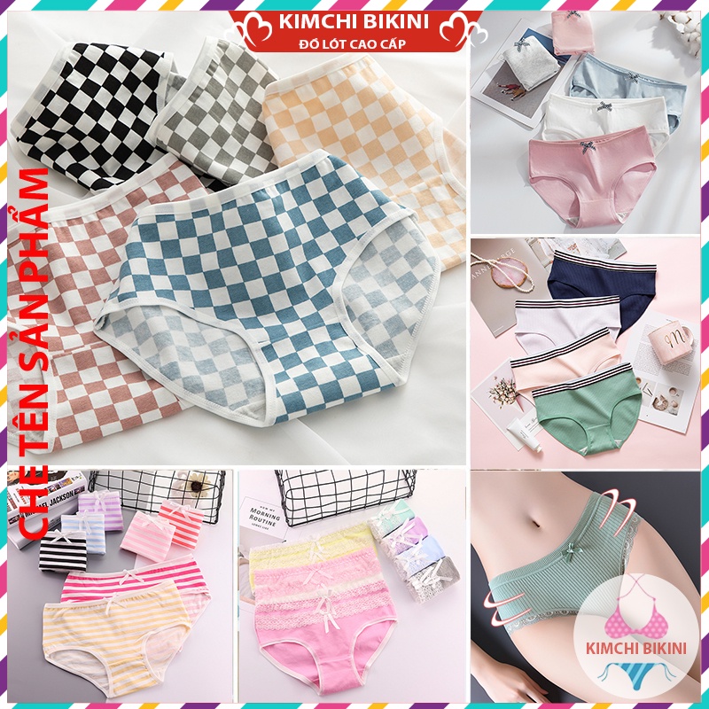 quần lót nữ viền ren vải mềm chống viêm nhiều màu sắc mẫu mã đa dạng KIMCHIBIKINI quần chip nữ xinh đẹp QL161