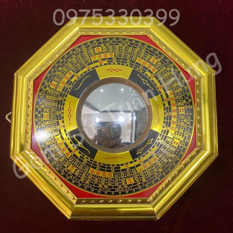 Gương Bát Quái, Gương là kinh cầu lồi kích thước 17cm