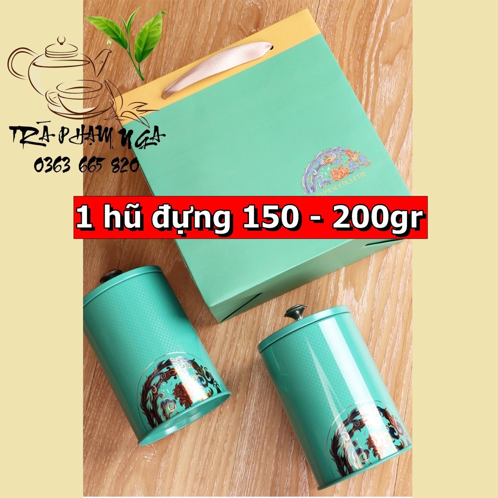 Hộp đựng trà, hũ đựng trà, lọ đựng thảo mộc khô và cafe  - Trà Thái Nguyên Phạm Nga