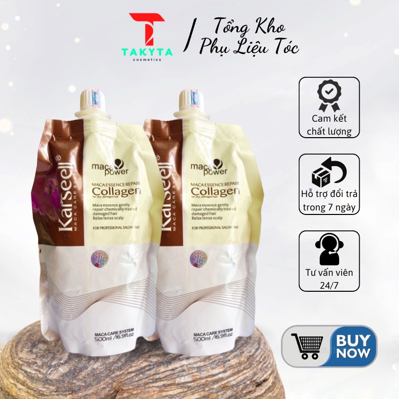 DẦU HẤP TÓC COLLAGEN KARSEELL SIÊU MƯỢT 500ml