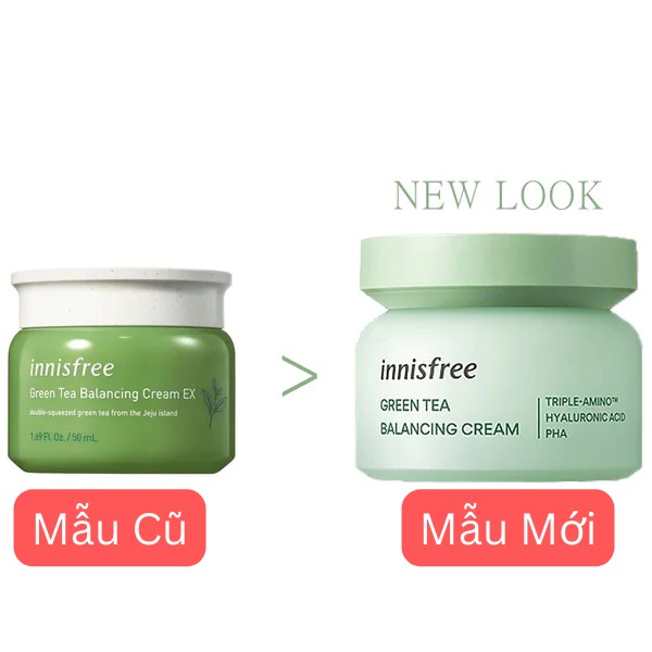 Kem Dưỡng Da Innisfree Green Tea Balancing Cream 2022