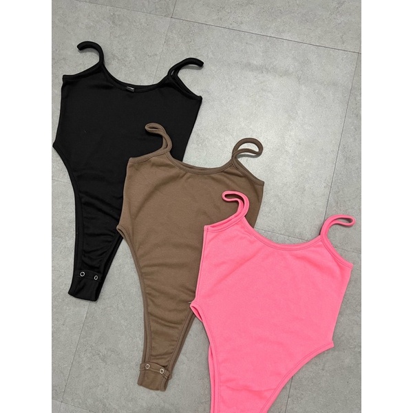 Bodysuit 2 Dây Thun Gân Xịn