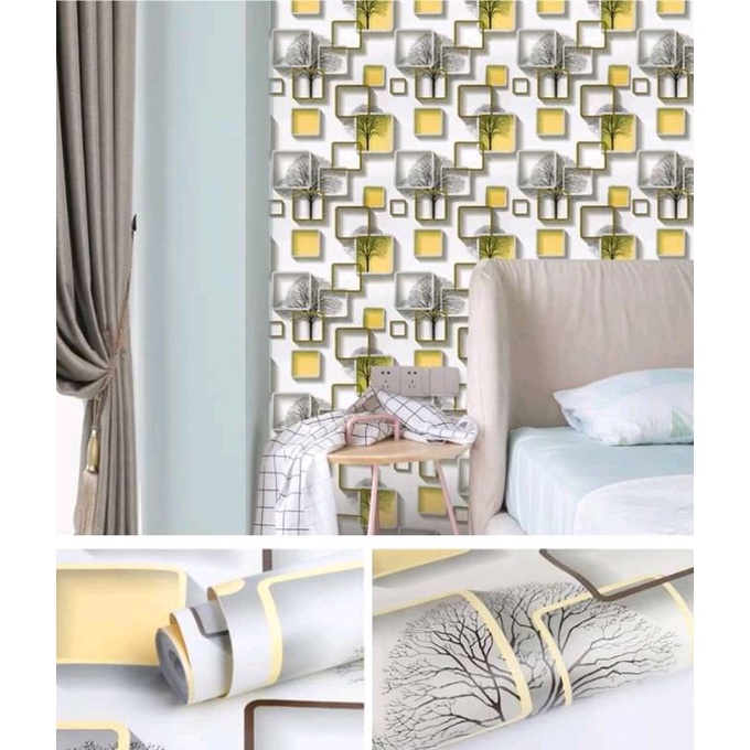 10m giấy dán tường mưa sao băng khổ 45cm.