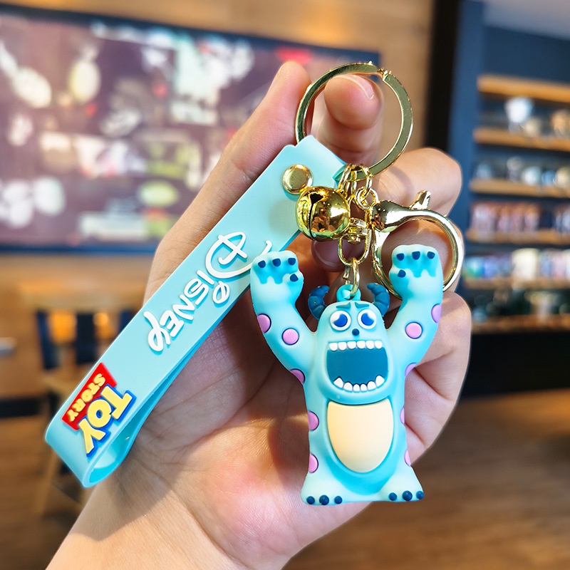 Gấu dâu Lotso Móc Khóa Hình Nhân Vật Trong toy Story 4 Bằng PVC