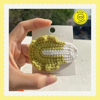 [mimi_len29] Kẹp tóc len, kẹp tóc handmade