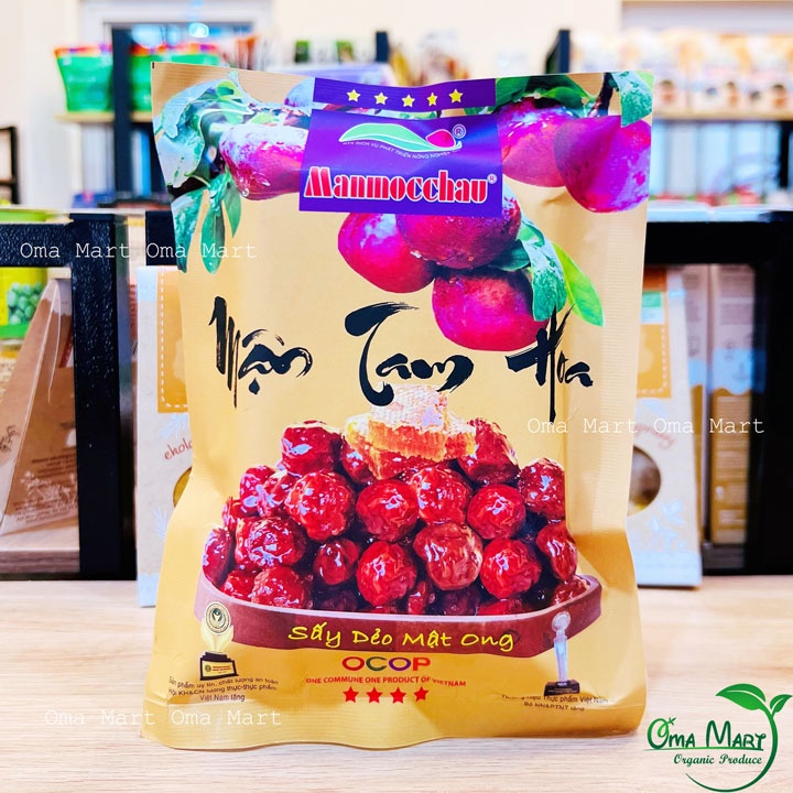 Mận sấy dẻo Tam Hoa Mộc Châu  nguyên quả gói 500g