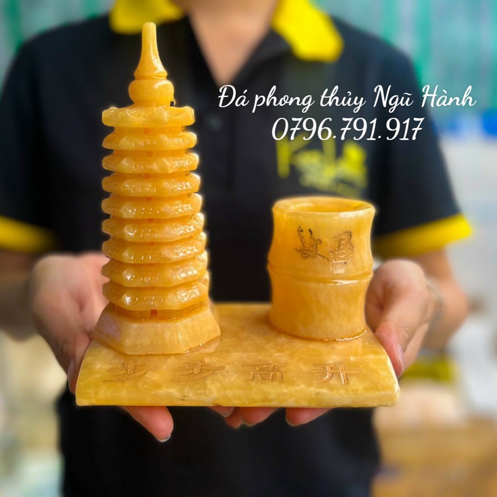 Tháp Văn Xương Ống Bút đá Serpentine