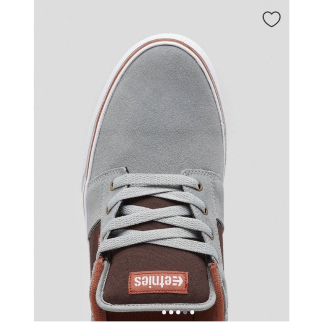 Giày Etines xuất khẩu màu xám viền nâu, phong cách trẻ trung