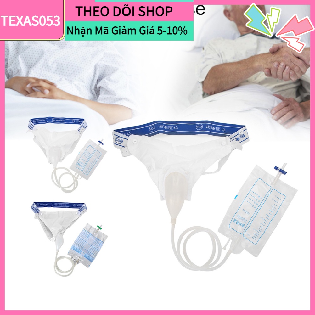 Túi Đựng Nước Tiểu - Dụng Cụ Hỗ trợ Đi Tiểu Bằng Silicone Cho Người Già Người bệnh【Texas053】