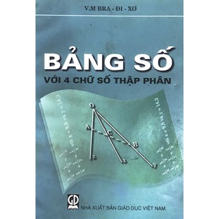 Sách - Bảng số với 4 chữ số thập phân