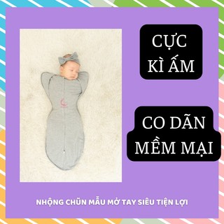 Quấn Nhộng chũn giúp bé ngủ ngon, sâu giấc 💖𝑭𝑹𝑬𝑬𝑺𝑯𝑰𝑷💖 Túi ngủ cho bé từ 2 tháng tới 12 tháng
