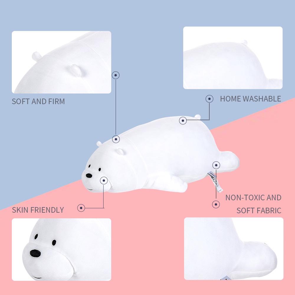 Thú bông Gấu We Bare Bears Miniso size lớn cao cấp xinh xắn siêu mềm mại