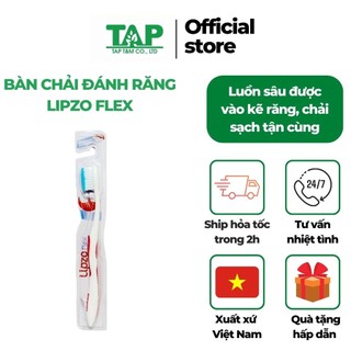 Bàn Trải Đánh Răng Bảo Vệ Nướu Mềm Mại Lipzo Flex HÀNG CAO CẤP
