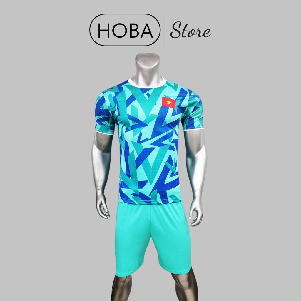 Bộ quần áo thủ môn đá banh bóng đá Đội tuyển Việt Nam Xanh mới 2023