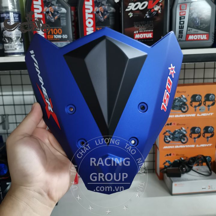 Ốp đầu xe Winner X mẫu K6 nhựa ABS, mão đầu xe, mão chắn gió Winner X siêu ngầu