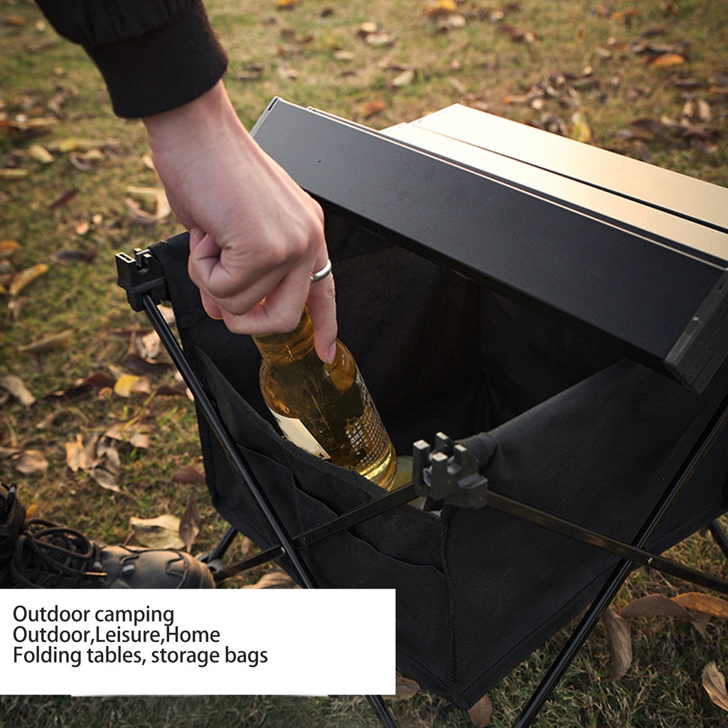 Có thể bán buôn Bàn cắm trại gấp di động hợp kim nhôm tinh tế với túi lưu trữ ngoài trời Vermont055 Hàng giao ngay