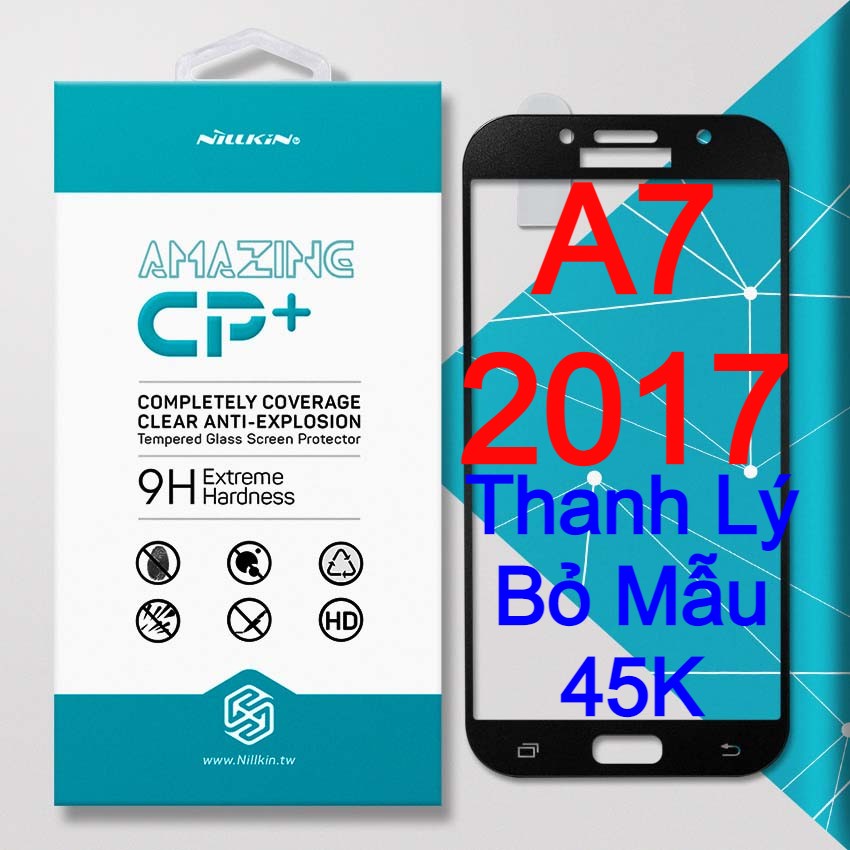 Kính cường lực Samsung Galaxy A7 2017 hiệu Nillkin.tw Full keo Full MH