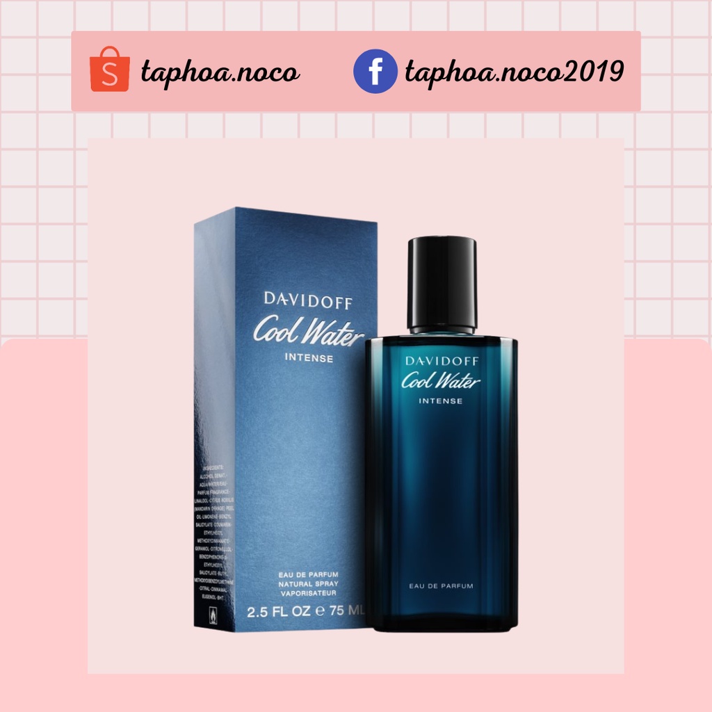 Nước hoa nam Davidoff Cool Water Intense EDP 125ml