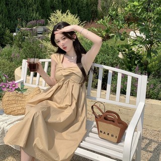 Đầm Chữ A Hai Dây Dáng Xòe Xinh Xắn Dành Cho Nữ