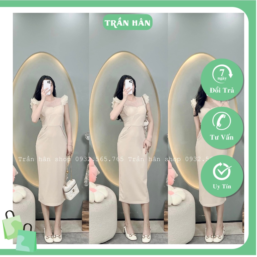 ĐẦM BODY UMI TAY LƯỚI 3007739