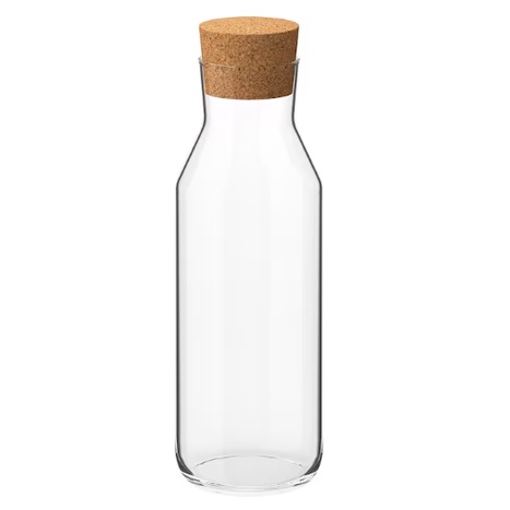 Bình thuỷ tinh nút gỗ 1L IKEA 365+ chính hãng