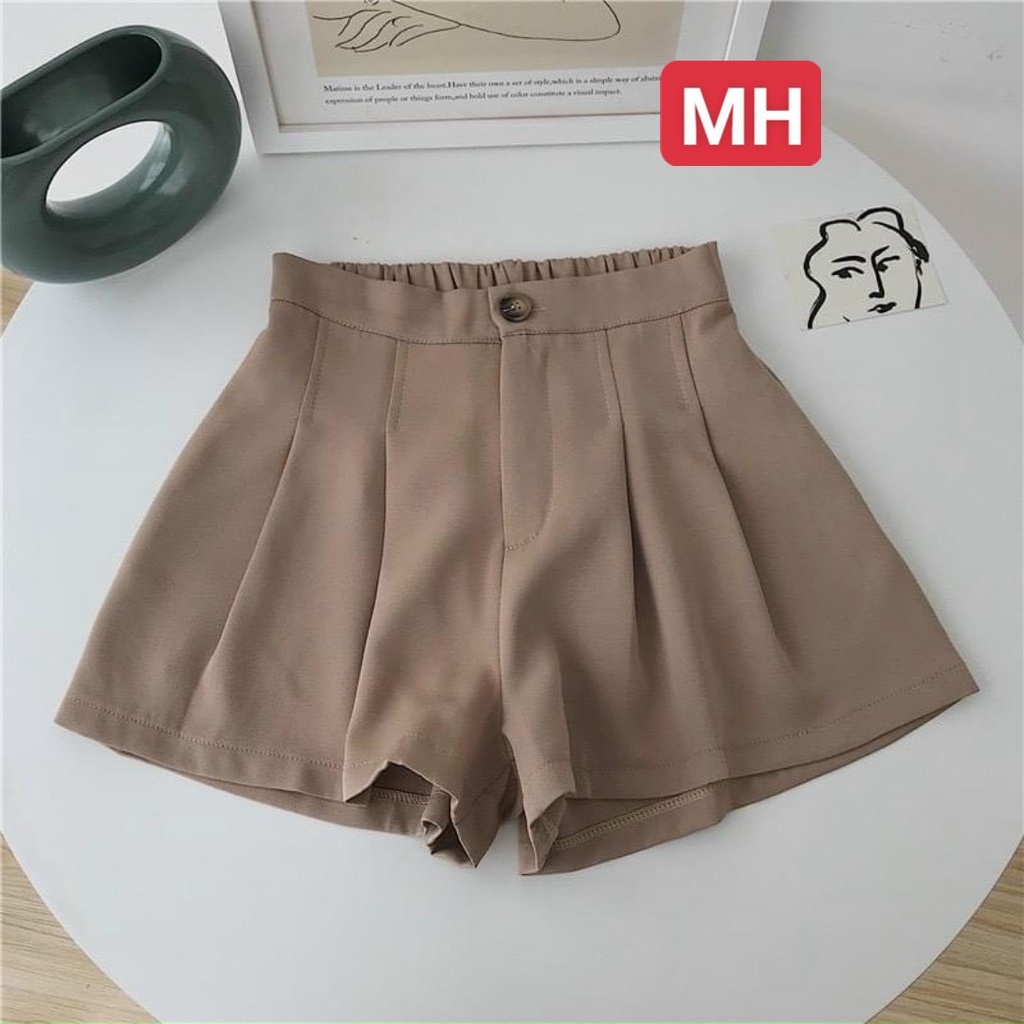 Quần short đùi nữ lật lai chất tuyết mưa dày dặn lên from chuẩn đẹp hàng loại 1 | BigBuy360 - bigbuy360.vn