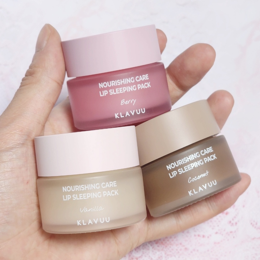 Mặt nạ ngủ dưỡng hồng môi Klavuu Nourishing Care Lip Sleeping Pack 20g