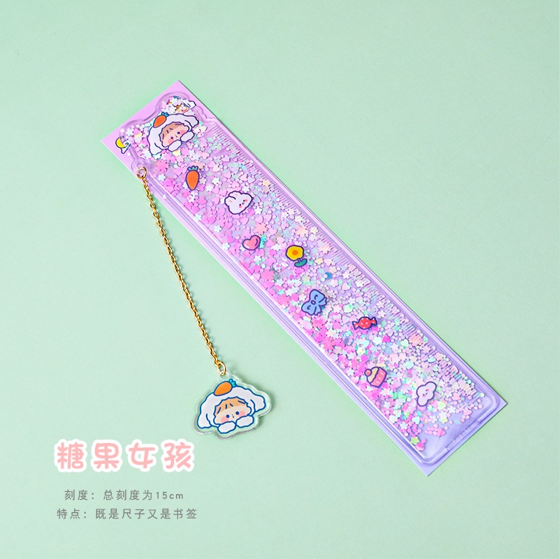 Thước Đánh Dấu Trang Sách 15cm Đa Năng Tiện Dụng