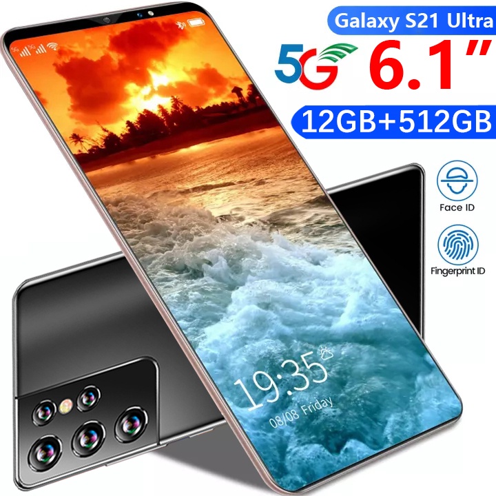 Điện thoại di động Galaxy S21 Ultra hoàn toàn mới chính hãng Điện thoại trò chơi thể thao điện tử Android 5G hỗ trợ COD